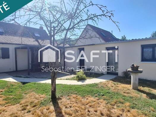 Maison de plain-pied à vendre 133 000 € 3 pièces 1 chambre 88 m² 507 m² de terrain Montreuil-La Neuville-Marquette Laon 02000