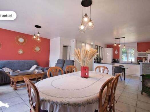 Maison de plain-pied à vendre 293 216 € 4 pièces 3 chambres 89 m² 1 204 m² de terrain Rédené 29300