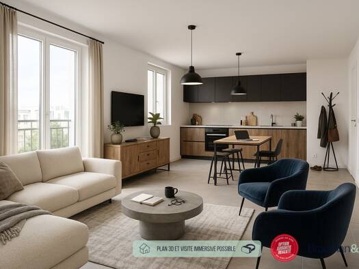 Appartement à vendre - neuf 535 000 € 4 pièces 3 chambres 87 m² 1er étage Wallon Le Plessis-Robinson 92350