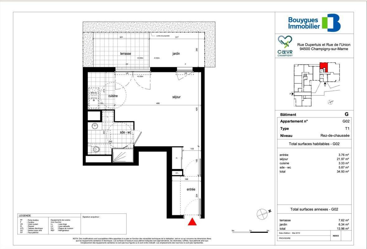 Maison à louer, 34m², CHAMPIGNY SUR MARNE