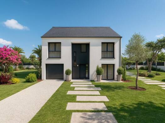 Terrain avec maison neuve à vendre 315 000 € 4 pièces 3 chambres 120 m² 650 m² de terrain Donnemarie-Dontilly 77520