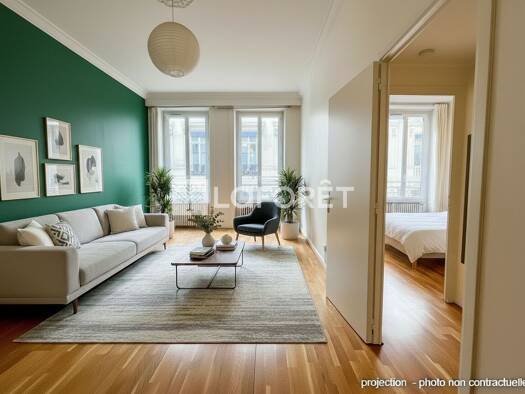 Appartement à vendre 395 000 € 3 pièces 2 chambres 85,26 m² Étage 2/6 Ainay Lyon 2ème arrondissement 69002