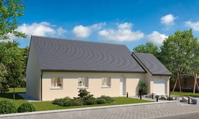 Maison de plain-pied à vendre 384 900 € 5 pièces 4 chambres 101 m² 902 m² de terrain Boissets 78910