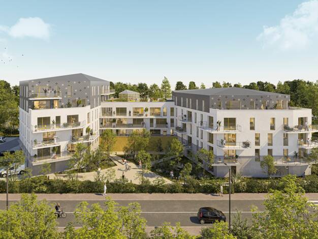 Appartement à vendre - neuf 229 400 € 3 pièces 2 chambres 61,3 m² Centre Ville Mondeville 14120