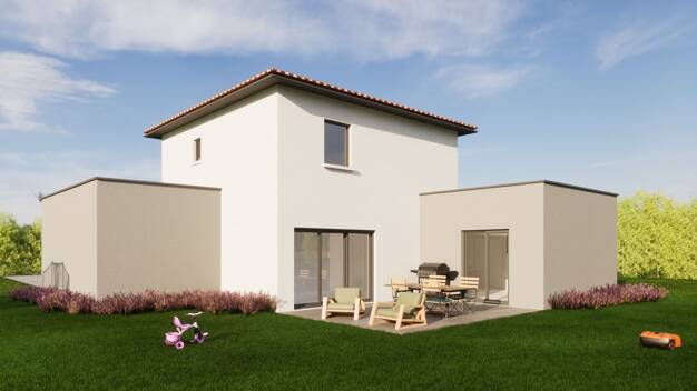 Terrain avec maison neuve à vendre 290 000 € Tignieu-Jameyzieu 38230