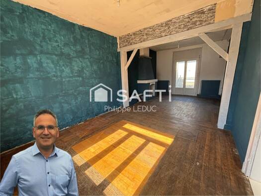 Maison de ville à vendre 112 000 € 8 pièces 4 chambres 135 m² 309 m² de terrain Neuville-Saint-Rémy 59554