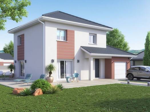 Terrain avec maison neuve à vendre 495 000 € 5 pièces 4 chambres 110 m² 820 m² de terrain Menthonnex-en-Bornes 74350