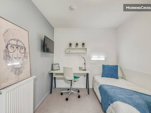 Studio à louer - logement étudiant 599 € 1 pièce 18 m² disponible dès maintenant Abry Grenoble 38000