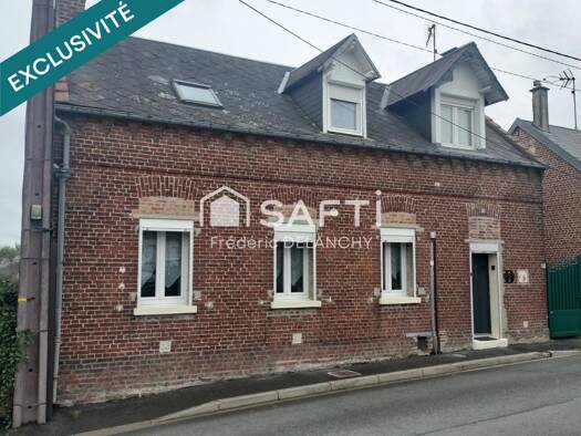 Maison à vendre 132 490 € 6 pièces 4 chambres 124 m² 560 m² de terrain Thenelles 02390