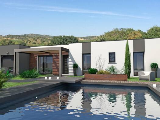 Terrain avec maison neuve à vendre 312 200 € 5 pièces 3 chambres 98 m² 502 m² de terrain Corneilhan 34490