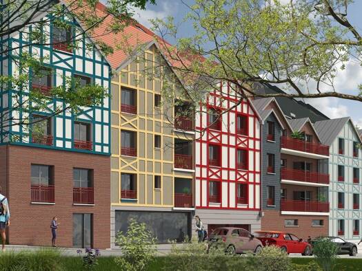 Appartement à vendre - neuf 199 000 € 2 pièces 1 chambre 43,5 m² Secteur Sauvegarde Honfleur 14600