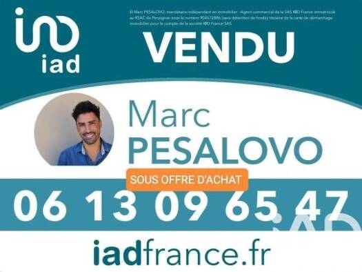 Maison de plain-pied à vendre 210 000 € 4 pièces 3 chambres 81 m² Sud Saint-Laurent-de-la-Salanque 66250