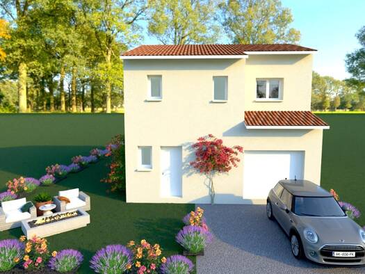 Terrain avec maison neuve à vendre 268 000 € 4 pièces 3 chambres 90 m² 386 m² de terrain Corneilhan 34490