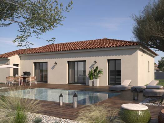 Terrain avec maison neuve à vendre 383 170 € 5 pièces 4 chambres 110 m² 1 030 m² de terrain Lieuran-Cabrières 34800