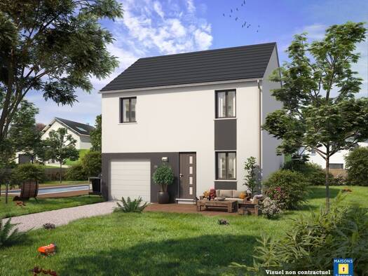 Terrain avec maison neuve à vendre 285 000 € 5 pièces 3 chambres 87 m² 614 m² de terrain Vinantes 77230