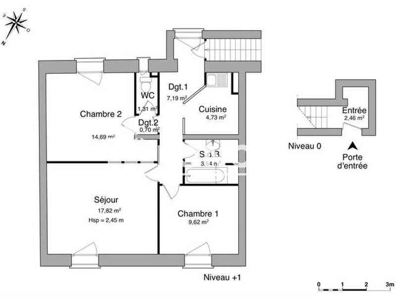Maison à louer, 62m², SAINT MAX