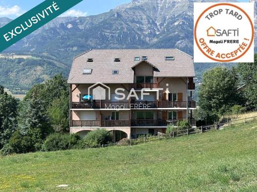 Appartement à vendre 160 000 € 3 pièces 2 chambres 57 m² Étage 3/4 Saint-Léger-les-Mélèzes 05260