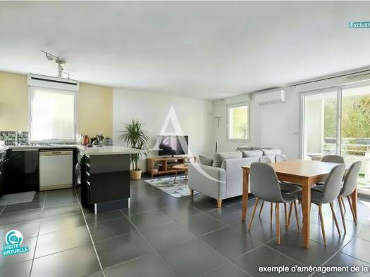 Appartement à vendre 299 900 € 3 pièces 2 chambres 63 m² RDC/2 Port Ariane-Vasque-Fontvin-Périphérie Lattes 34970