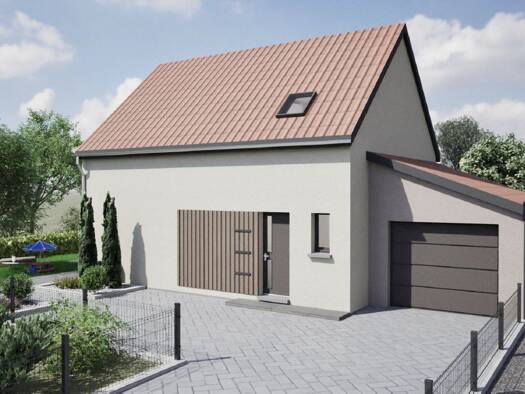 Terrain avec maison neuve à vendre 364 675 € 4 pièces 3 chambres 96,39 m² 500 m² de terrain Illhaeusern 68970
