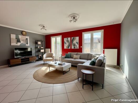 Maison à vendre 269 000 € 5 pièces 3 chambres 78 m² 122 m² de terrain Val Notre Dame-La Tour Billy Argenteuil 95100