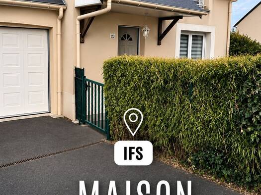 Maison à vendre 280 000 € 4 pièces 3 chambres 90 m² 461 m² de terrain Sud Ifs 14123