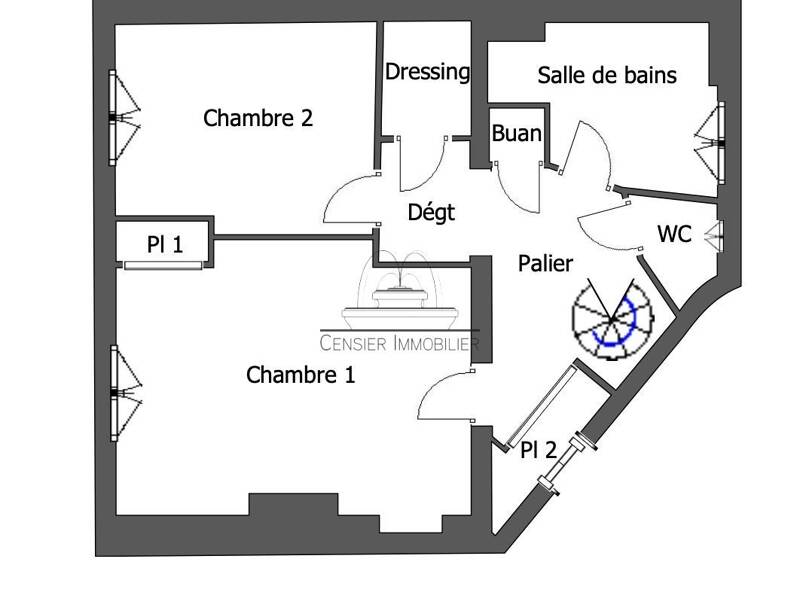Maison à louer, 88m², PARIS 11E