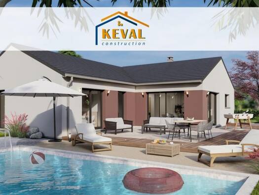 Terrain avec maison neuve à vendre 206 800 € 4 pièces 3 chambres 80 m² 850 m² de terrain Vescheim 57370