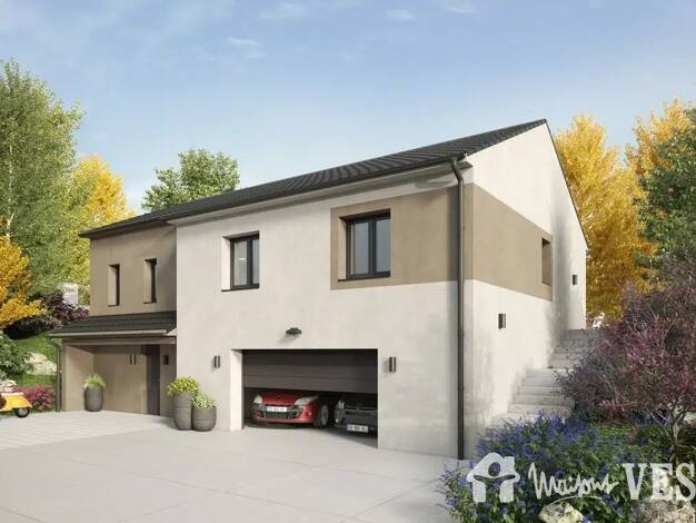 Terrain avec maison neuve à vendre 254 629 € 5 pièces 4 chambres 99 m² 700 m² de terrain Tromborn 57320