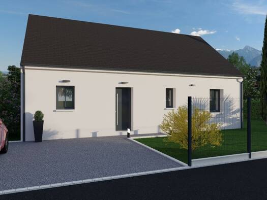 Terrain avec maison neuve à vendre 157 900 € 4 pièces 3 chambres 85 m² 624 m² de terrain Ardentes 36120