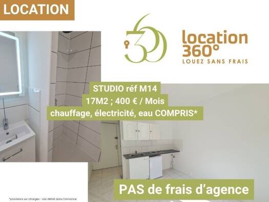 Appartement à louer 400 € 1 pièce 18 m² RDC Poincaré-Foch-Anatole France Nancy 54000