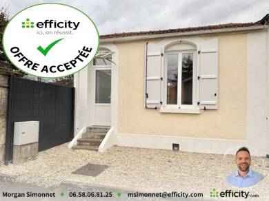 Maison de plain-pied à vendre 115 000 € 2 pièces 1 chambre 41 m² 192 m² de terrain Sud Soyaux 16800