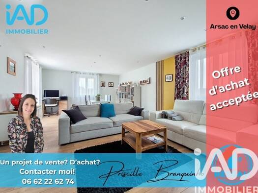 Maison à vendre 299 000 € 4 pièces 3 chambres 150 m² 1 420 m² de terrain Arsac-en-Velay 43700