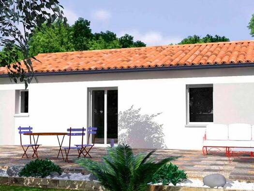 Terrain avec maison neuve à vendre 134 000 € 3 pièces 3 chambres 65 m² 1 450 m² de terrain Puy-Saint Font Périgueux 24000
