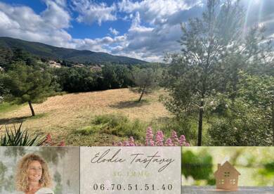 Terrain constructible viabilisé à vendre 119 000 € 2 162 m² de terrain Babeau-Bouldoux 34360