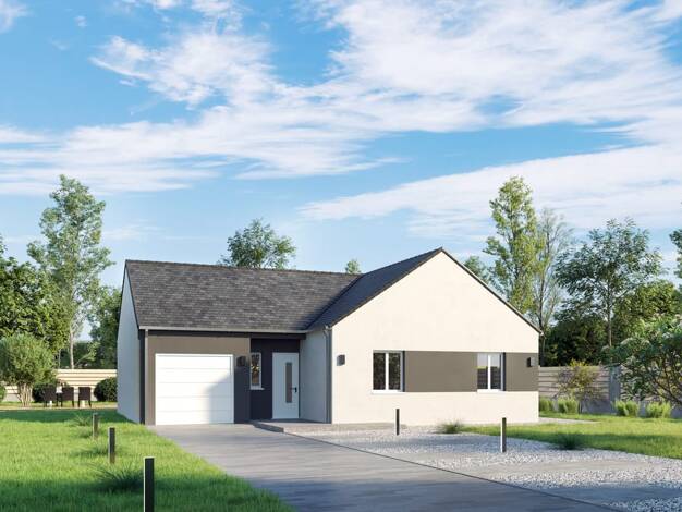 Terrain avec maison neuve à vendre 238 432 € 5 pièces 4 chambres 103 m² 612 m² de terrain Centre Ville Sud La Flèche 72200