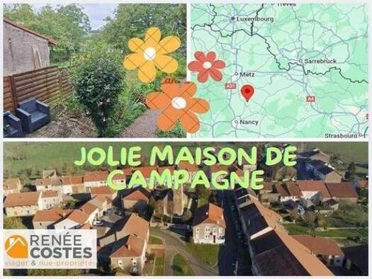 Maison en viager occupé Bouquet 46 800 € 5 pièces 3 chambres 100 m² 397 m² de terrain Craincourt 57590