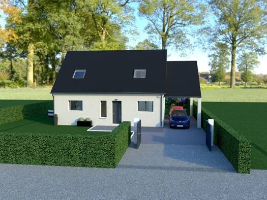 Terrain avec maison neuve à vendre 252 137 € 4 pièces 3 chambres 110 m² 817 m² de terrain Vraiville 27370