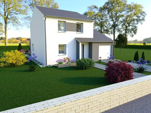 Terrain avec maison neuve à vendre 350 000 € 6 pièces 4 chambres 100 m² 420 m² de terrain Vany 57070