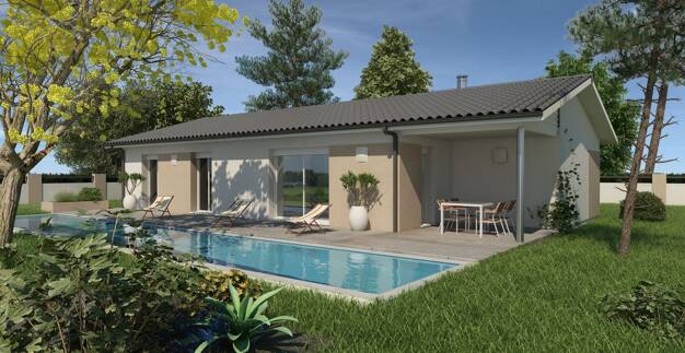 Terrain avec maison neuve à vendre 190 000 € Blaye 33390