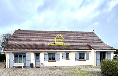 Maison de plain-pied à vendre 279 000 € 5 pièces 4 chambres 125 m² 1 500 m² de terrain Tourville-les-Ifs 76400