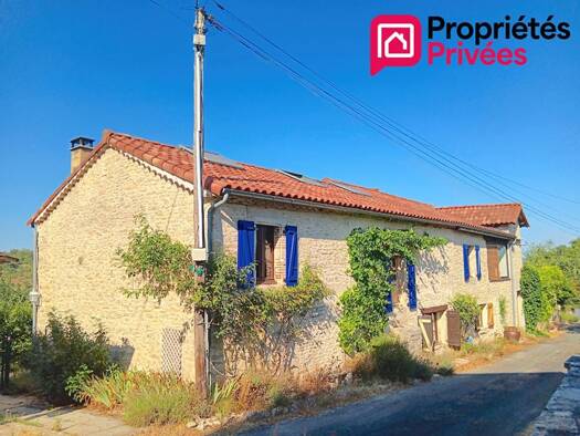 Maison à vendre 260 000 € 8 pièces 4 chambres 220 m² 1 913 m² de terrain Cabazat Cahors 46000