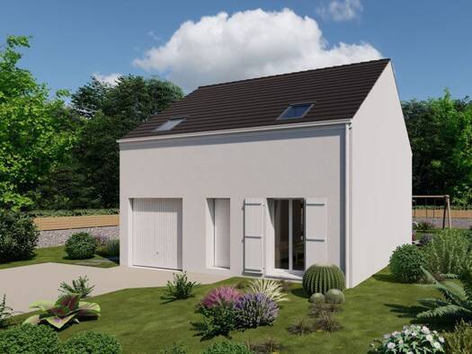 Terrain avec maison neuve à vendre 329 900 € 4 pièces 3 chambres 76 m² 620 m² de terrain La Corniche-Frot-Saint Faron-Clémenceau Meaux 77100