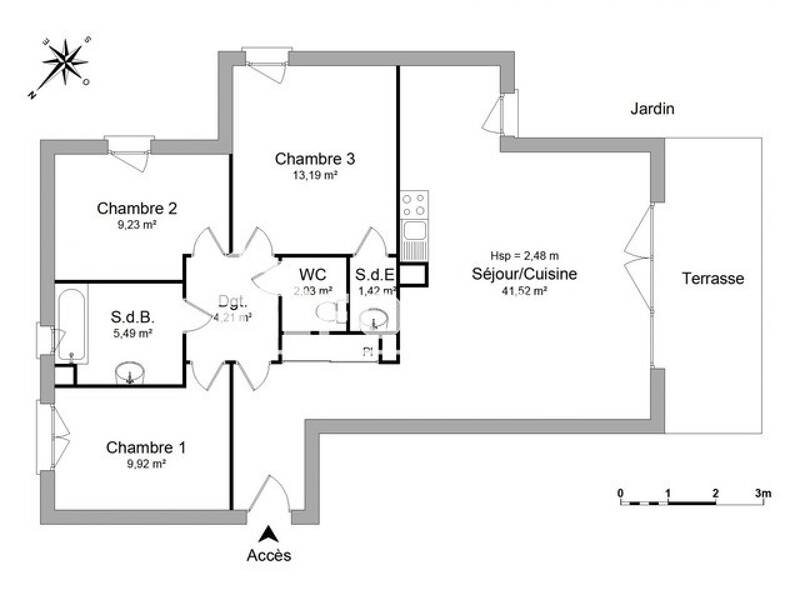 Maison à louer, 87m², BREST