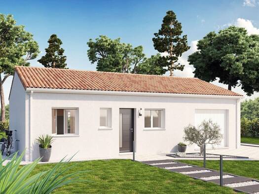 Terrain avec maison neuve à vendre 112 696 € 2 pièces 1 chambre 77 m² 658 m² de terrain Saint-Paul-du-Bois 49310