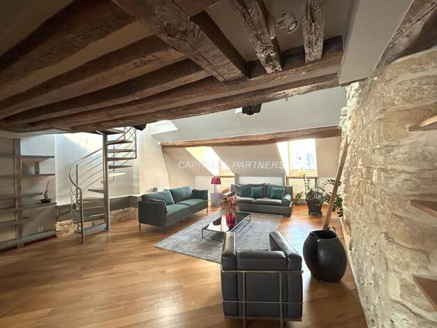 Duplex à louer 4 640 € 5 pièces 3 chambres 133 m² 4ème étage Montorgueil-Saint Denis Paris 2ème 75002