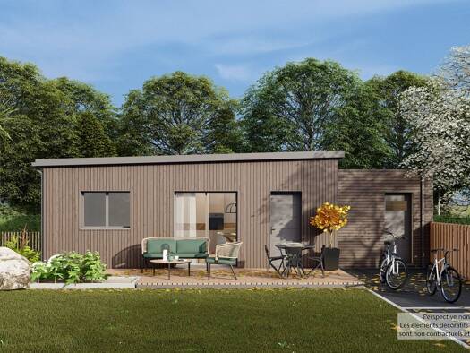 Terrain avec maison neuve à vendre 229 000 € 2 pièces 1 chambre 42 m² 900 m² de terrain Nord Trégunc 29910