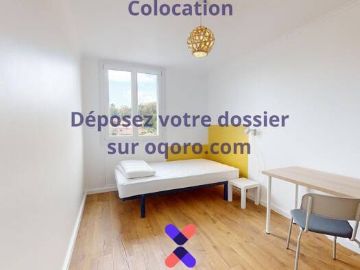 Colocation à louer 556 € 5 pièces 4 chambres 66 m² 4ème étage Le Perron-Garanjou Oullins-Pierre-Bénite 69310