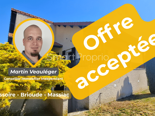 Villa à vendre 185 000 € 5 pièces 3 chambres 135 m² 1 099 m² de terrain Vergongheon 43360