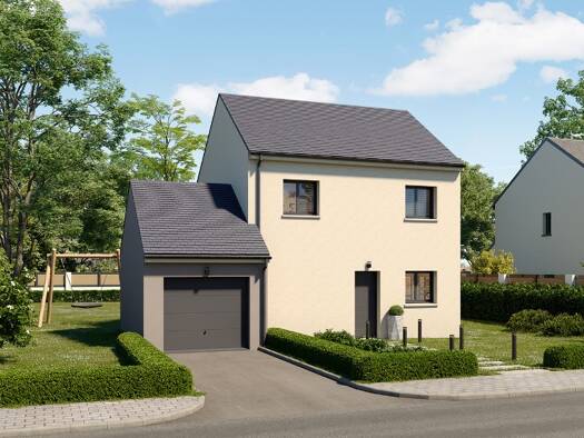 Terrain avec maison neuve à vendre 297 600 € 4 pièces 3 chambres 78 m² 744 m² de terrain Boutigny-Prouais 28410