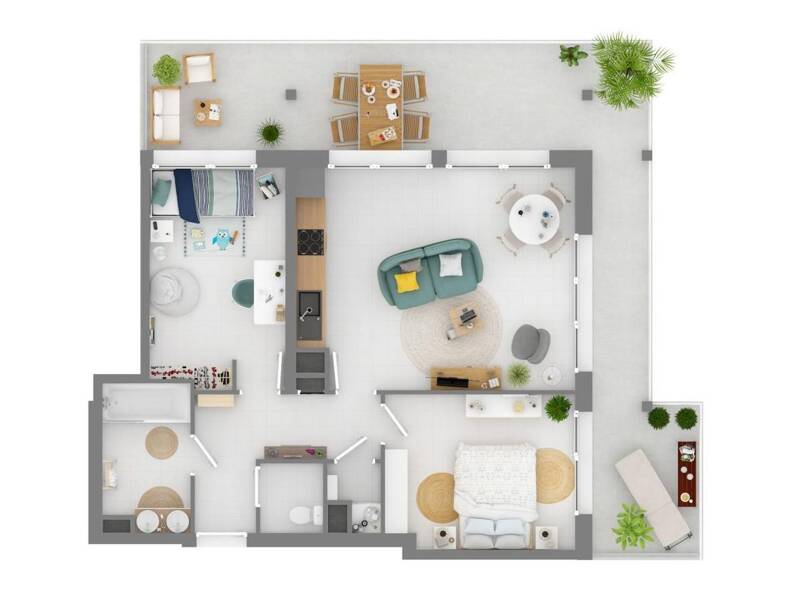 Maison à louer, 62m², NICE